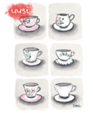 KORTTI,  kahvikupit, 2-osainen