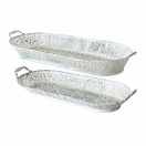 TARJOILULAUTANEN, VALKOINEN PITSINEN  (isompi) 65cm