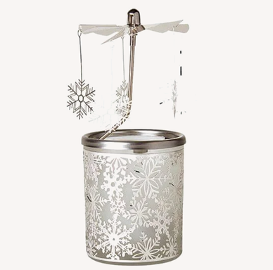 ENKELIKELLO LUMIHIUTALEET, METALLI  15cm