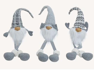 ISTUVA TONTTU, 58cm - 3 ERILAISTA