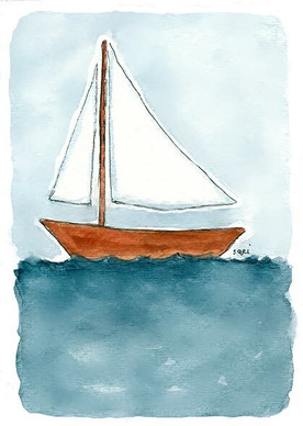 KORTTI,  purjevene, 2-osainen