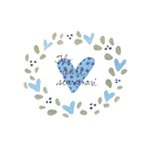 TYYNYNLIINA ILO ONNI SEURANASI, VAAL SIN 50x60cm