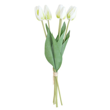 TULPPAANIKIMPPU, VALKOINEN 40 CM