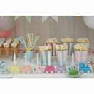 KYNTTILÄ JUNA, PASTELLI (Veturi + 7 vaunua)