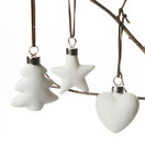 RIIPPUVA KORISTE, POSLIINI, VALK - 3 ERILAISTA 8cm