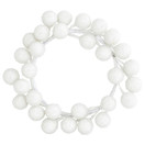 HELMIMANSETTI, VALKOINEN HUURRE ø8 CM 