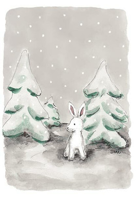 KORTTI A7, Pupu talvimetsässä,2-os pakettikortti