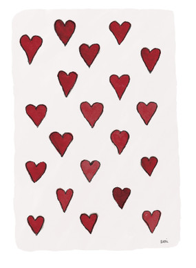 KORTTI A6, Pikku sydämet, 2-osainen