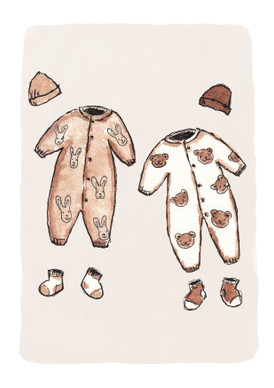 KORTTI A6, Kaksoset, TUPLASTI ONNEA, 2-osainen