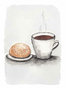 KORTTI A6, Kahvi ja pulla, MUKAVIA ELÄKEPÄIVIÄ, 2-osainen