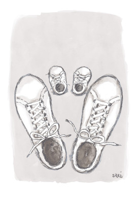 KORTTI A6, Tennarit, ONNEA ISÄLLE, 2-osainen