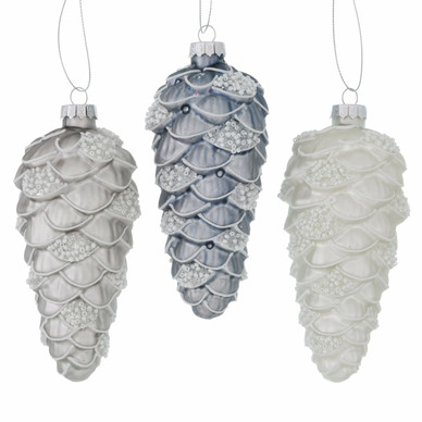 KUUSENKORISTE, KÄPY - 3 ERILAISTA - 12 cm