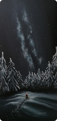 POSTIKORTTI, TAIVAAN VALOT erikoiskoko 19 x 9cm