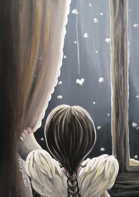 KORTTI A6, Lohdutuksen sydän/tyttö, 2-osainen