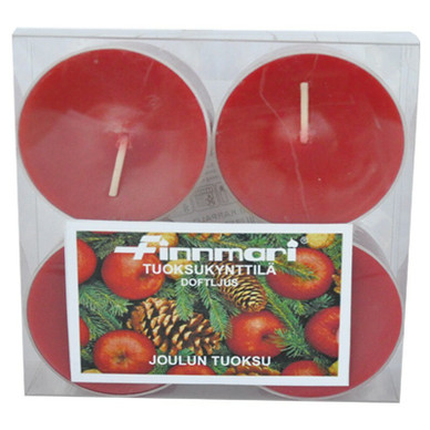 MUOVILÄMPÖKYNTTILÄ MAXI, PUN, JOULUN TUOKSU