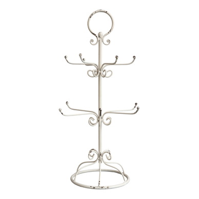 RIPUSTUSTELINE, ANTIIKIN KERMANVALKOINEN 50x26 cm