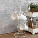 RIPUSTUSTELINE, ANTIIKIN KERMANVALKOINEN 50x26 cm