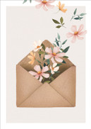 POSTIKORTTI A6, Kukkakirjekuori