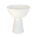 JALALLINEN KULHO, VALKOINEN KERAAMINEN 20 cm