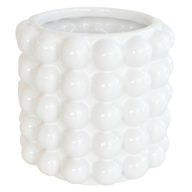 KERAAMINEN KUPLARUUKKU, VALKOINEN 13 cm