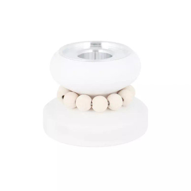 MINIPRINSSI KYNTTILÄNJALKA, VALKOINEN 5 cm