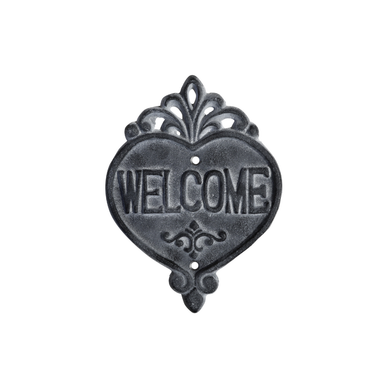 WELCOME-KYLTTI, ANTIIKINHARMAA 18 cm