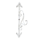 LYHTYTELINE SEINÄÄN, ANTIIKIN KERMANVALKOINEN 41 cm