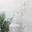 HURRIKAANILYHTY METALLIA, ANTIIKIN KERMANVALKOINEN 21cm