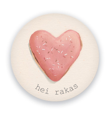 JÄÄKAAPPIMAGNEETTI, Hei rakas 56 mm