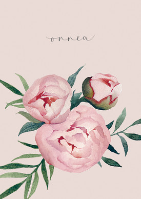 KORTTI A6, Pionit Onnea, 2-osainen