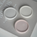 PYÖREÄ ALUSTA, VAALEANPUNAINEN Ø 8 cm