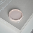 PYÖREÄ ALUSTA, VAALEANPUNAINEN Ø 8 cm