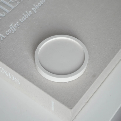 PYÖREÄ ALUSTA, HARMAA Ø 8 cm