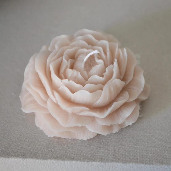 PIONIKYNTTILÄ, BEIGE  Ø 7,5 cm