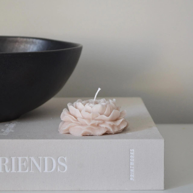 PIONIKYNTTILÄ, BEIGE  Ø 7,5 cm