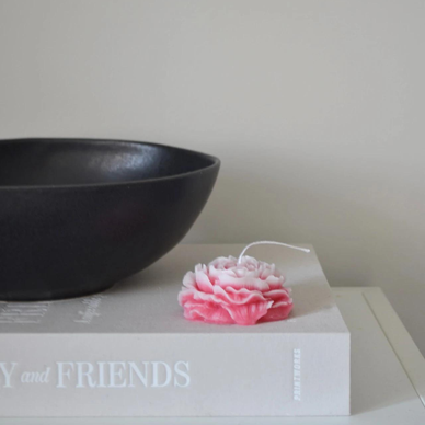 PIONIKYNTTILÄ, PINKKI-VAALEANPUNAINEN  Ø 7,5 cm