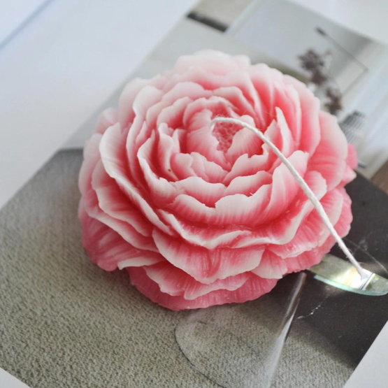 PIONIKYNTTILÄ, PINKKI-VAALEANPUNAINEN  Ø 7,5 cm