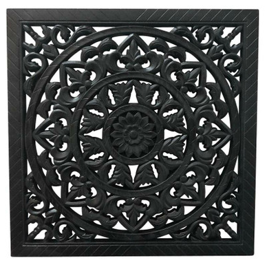 ORNAMENTTI TAULU, MUSTA 40 x 40cm