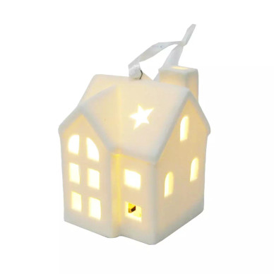 KORISTETALO LED, VALKOINEN 7,5 cm