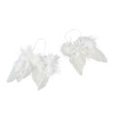 HÖYHENSIIVET VALKOISET 7 cm 