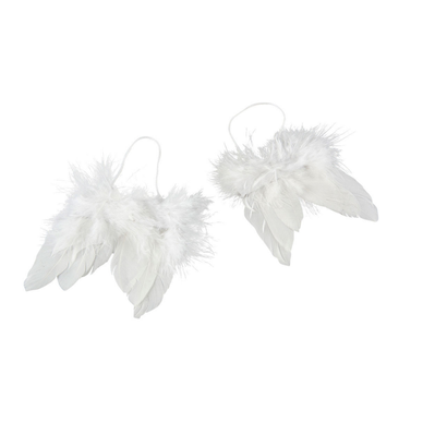 HÖYHENSIIVET VALKOISET 7 cm 