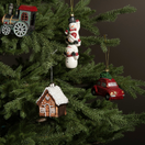 PIPARKAKKUTALO, KUUSENKORISTE 7x7x8 cm