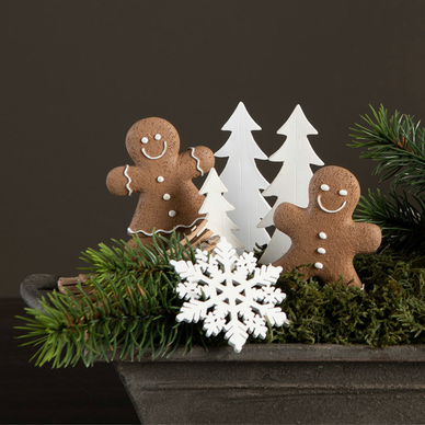 PIPARKAKKU KORISTETIKKU 8 cm, 2 erilaista