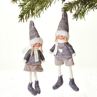 TONTTU SYDÄNPAIDASSA, 20 cm - tyttö tai poika