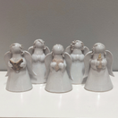 KERAAMINEN ENKELI RASIASSA, 5 eri hahmoa&tekstiä