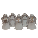 KERAAMINEN ENKELI RASIASSA, 5 eri hahmoa&tekstiä