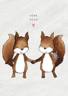 POSTIKORTTI A6, Olet niin❤️