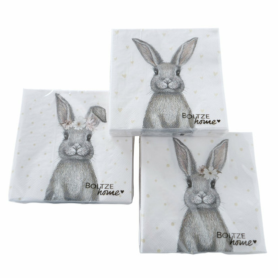SERVETTI, PUPU 33x33 cm, 3 erilaista mallia