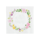 RUOKASERVETTI, KUKKAKRANSSI, 33x33 cm