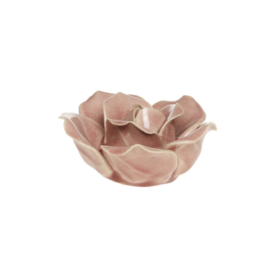 KERAAMINEN KUKKA, ROOSA 8,5 cm